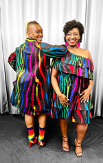 Load image into Gallery viewer, Rainbow Hi Low Tunic Dazzled By B