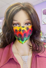 Load image into Gallery viewer, Rasta Face Mask Dazzled By B