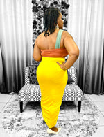 Load image into Gallery viewer, Stick to My Curves Skirt Set Dazzled By B
