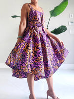 Load image into Gallery viewer, Purple Sun Dress Dazzled By B