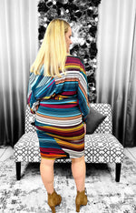 Load image into Gallery viewer, Swirl Wrap Dress Dazzled By B