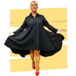 Load image into Gallery viewer, The Black Night High Low Dress/Top Dazzled By B
