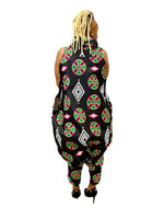Load image into Gallery viewer, Turtle Neck Printed Jumpsuit Dazzled By B
