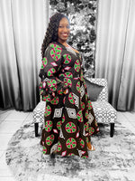 Load image into Gallery viewer, Print Wrap Dress Dazzled By B