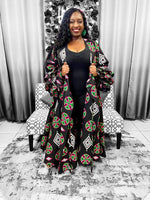 Load image into Gallery viewer, Print Wrap Dress Dazzled By B