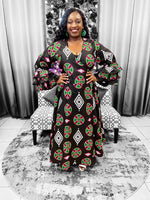 Load image into Gallery viewer, Print Wrap Dress Dazzled By B