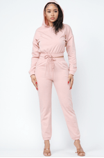 Load image into Gallery viewer, Call Me Hip Hoodie Set - Blush Dazzled By B