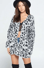 Load image into Gallery viewer, Animal Print Cardigan Dazzled By B
