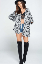 Load image into Gallery viewer, Animal Print Cardigan Dazzled By B
