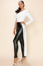Load image into Gallery viewer, Faux Leather Pants - Black Dazzled By B