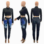 Load image into Gallery viewer, The Patchwork Pants Dazzled By B