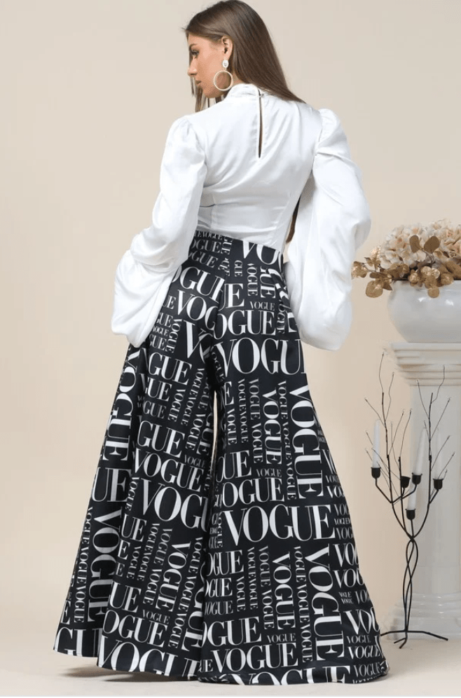 The Vogue Pants - Black Dazzled By B