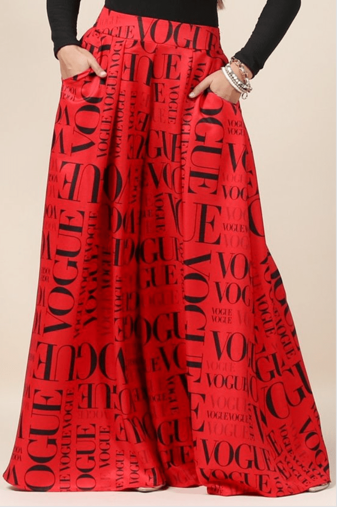 The Vogue Pants - Red Dazzled By B