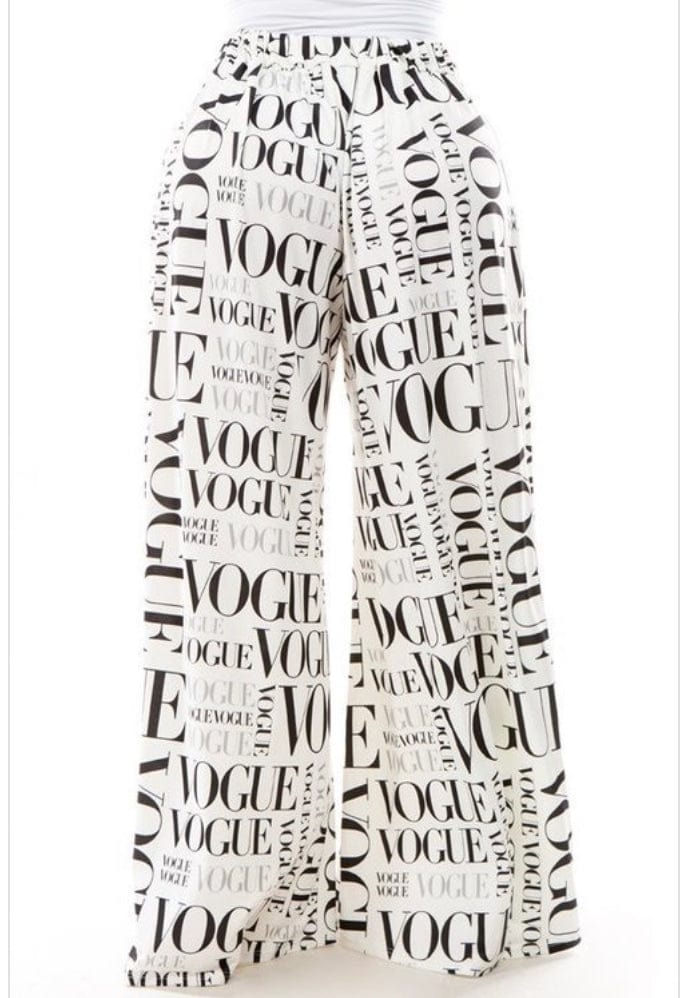 The Vogue Pants - White Dazzled By B