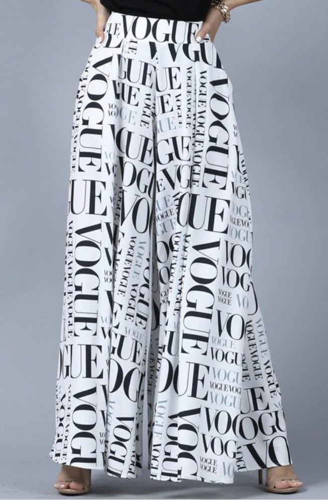 The Vogue Pants - White Dazzled By B