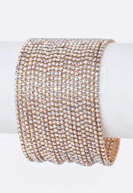 Load image into Gallery viewer, Layered Rhinestone Bracelet - Multiple Colors available Dazzled By B