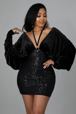 Load image into Gallery viewer, Champagne Night Dress Dazzled By B