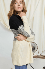Load image into Gallery viewer, Color Block Sweater Dazzled By B
