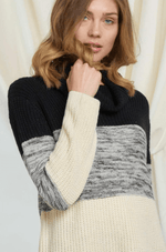 Load image into Gallery viewer, Color Block Sweater Dazzled By B
