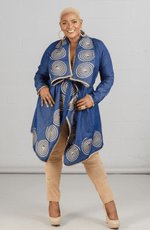 Load image into Gallery viewer, Denim Coat Dazzled By B
