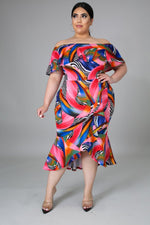 Load image into Gallery viewer, Color me Pink Dress Dazzled By B