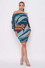 Load image into Gallery viewer, Swirl Wrap Dress Dazzled By B