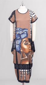 Load image into Gallery viewer, Print Maxi Dress Dazzled By B