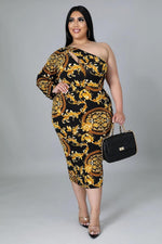 Load image into Gallery viewer, Elegancy at its best Dress Dazzled By B