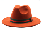 Load image into Gallery viewer, Rust Red Fedora Dazzled By B