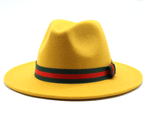 Load image into Gallery viewer, Yellow Fedora Dazzled By B