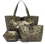 Load image into Gallery viewer, Fashion Geometric Checker 3-in-1 Coffee Color Dazzled By B