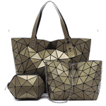 Load image into Gallery viewer, Fashion Geometric Checker 3-in-1 Coffee Color Dazzled By B
