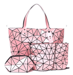 Load image into Gallery viewer, Fashion Geometric Checker 3-in-1 Pink Dazzled By B

