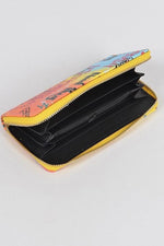 Load image into Gallery viewer, Graffiti Zipper Wallet - Multi Dazzled By B