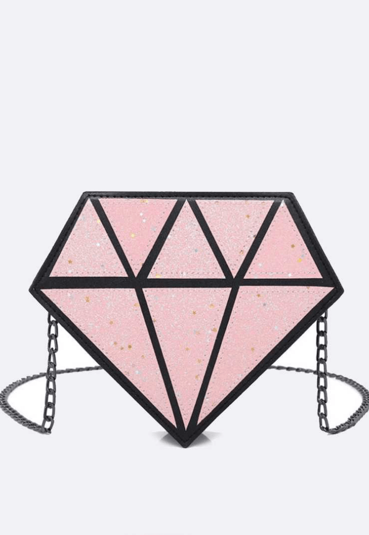 Diamond Glitter Clutch Bag Dazzled By B