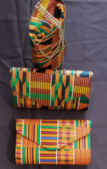 Kente Clutch Bag - Multiple Prints Available Dazzled By B