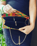 Load image into Gallery viewer, Kente Clutch Bag - Multiple Prints Available Dazzled By B