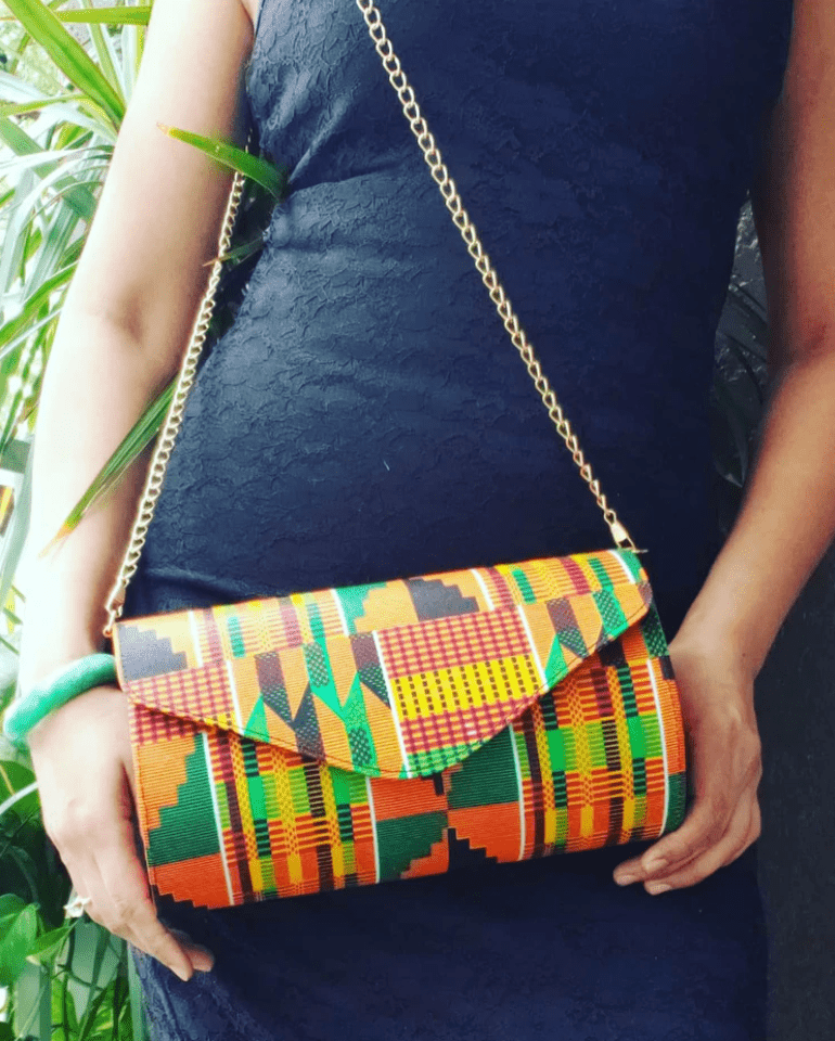 Kente Clutch Bag - Multiple Prints Available Dazzled By B