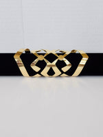 Load image into Gallery viewer, Gold Half Sleeve Bracelet Dazzled By B