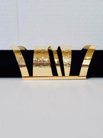 Load image into Gallery viewer, Gold Half Sleeve Bracelet Dazzled By B
