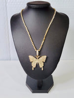 Load image into Gallery viewer, Large Butterly Necklace - Multiple Colors Available Dazzled By B