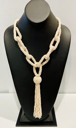 Load image into Gallery viewer, The Knotted Seed Bead Necklace - Multiple Colors Available Dazzled By B