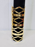 Load image into Gallery viewer, Gold Half Sleeve Bracelet Dazzled By B