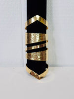 Load image into Gallery viewer, Gold Half Sleeve Bracelet Dazzled By B