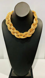 Load image into Gallery viewer, The Braided Necklace - Gold Dazzled By B