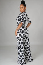 Load image into Gallery viewer, Chic Me Black & White Jumpsuit Dazzled By B
