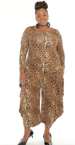 Load image into Gallery viewer, Harem Jumpsuit Animal Print Dazzled By B