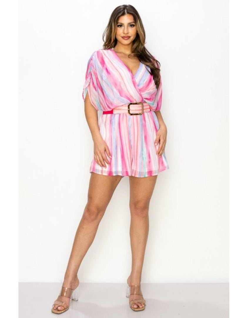 Layers of Pink Romper Dazzled By B
