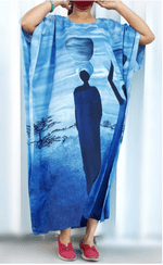 Load image into Gallery viewer, Hand Painted Kaftan Dress - Multiple Colors Available Dazzled By B