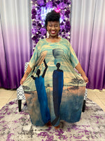 Load image into Gallery viewer, Hand Painted Kaftan Dress - Multiple Colors Available Dazzled By B